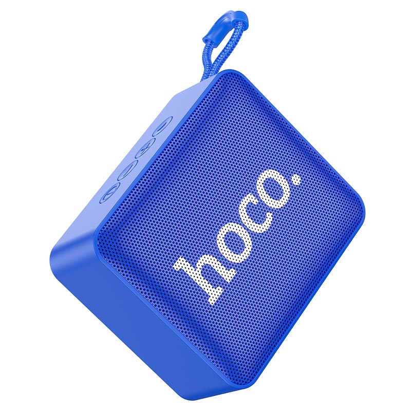 HOCO BS51 Gold Brick Wireless Speaker – Compact 5W Bluetooth v5.2 Speaker with TWS, FM, USB, TF, 1200mAh Battery