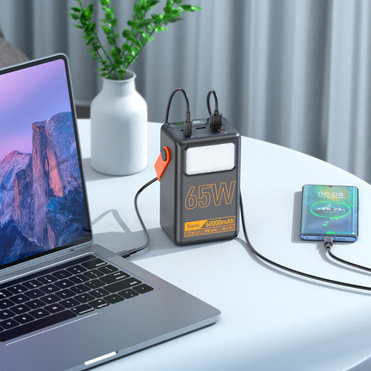 HOCO J110A 60000mAh Super Power Bank – PD65W, Dual Type-C & 3 USB Ports