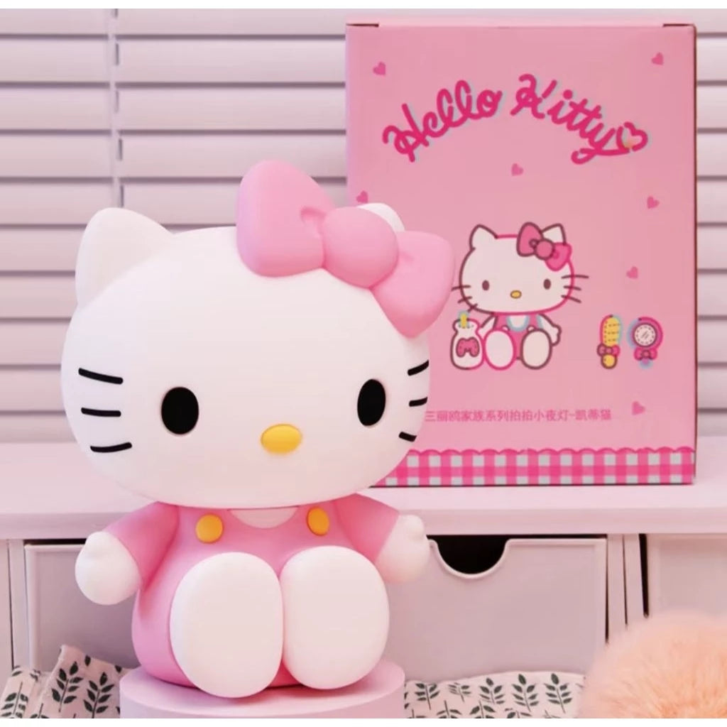 Kuromi & Hello Kitty LED Night Light – USB Rechargeable 3-Level Sanrio Character Lamp The Wonders Mart Trading™