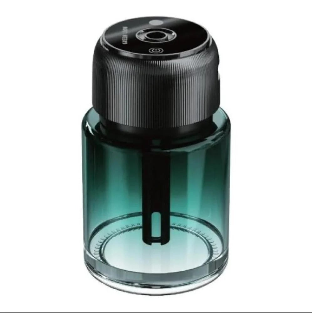 DENX Portable Car Aroma Diffuser – Air Freshener & Humidifier with Essential Oil Spray | Intelligent Auto Start | Aromatherapy for Car, Home & Office – French Spices Scent (Green)