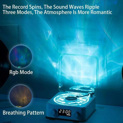 KAWOO White Noise Ocean Speaker with Bluetooth, Ambient Night Light & Desk Ornament – Soothing Sound Machine for Sleep & Relaxation