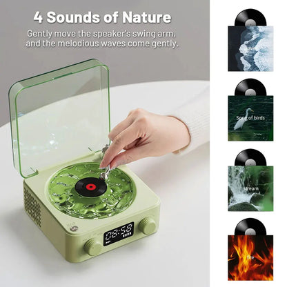 KAWOO White Noise Ocean Speaker with Bluetooth, Ambient Night Light & Desk Ornament – Soothing Sound Machine for Sleep & Relaxation