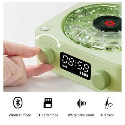 KAWOO White Noise Ocean Speaker with Bluetooth, Ambient Night Light & Desk Ornament – Soothing Sound Machine for Sleep & Relaxation