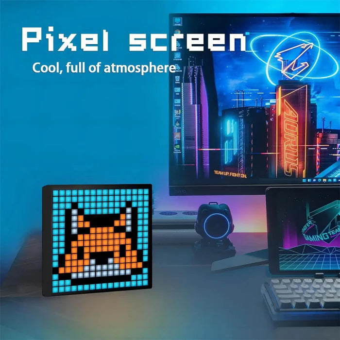 iDotMatrix LED Pixel Display, 32x32 Programmable Pixel Art Display with APP Control for Kids Boys Girls, Creative Animations, Fun Text and Digital Clock, Gaming Accessories for Desk/Wall Room Decor
