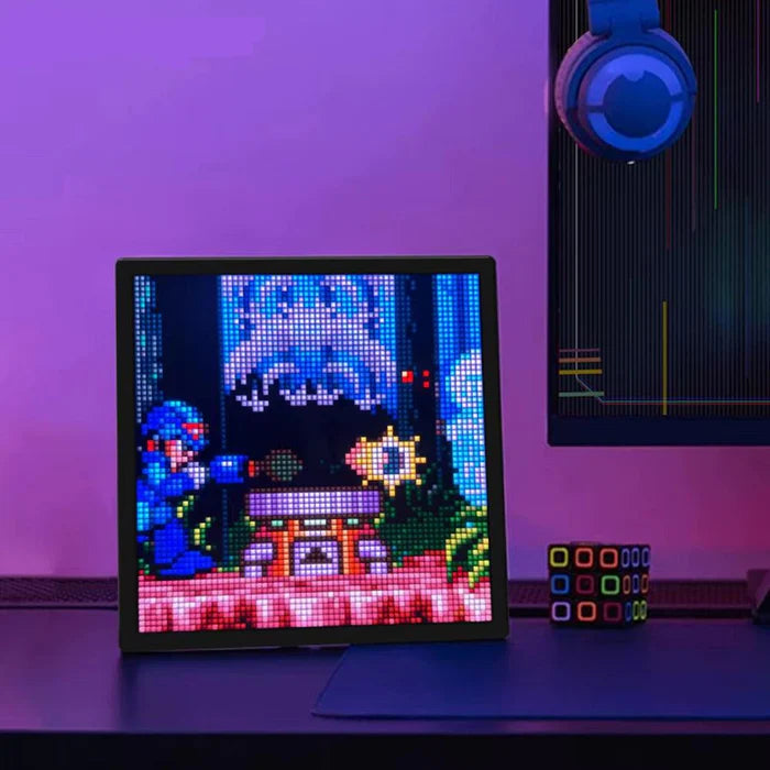 iDotMatrix LED Pixel Display, 32x32 Programmable Pixel Art Display with APP Control for Kids Boys Girls, Creative Animations, Fun Text and Digital Clock, Gaming Accessories for Desk/Wall Room Decor