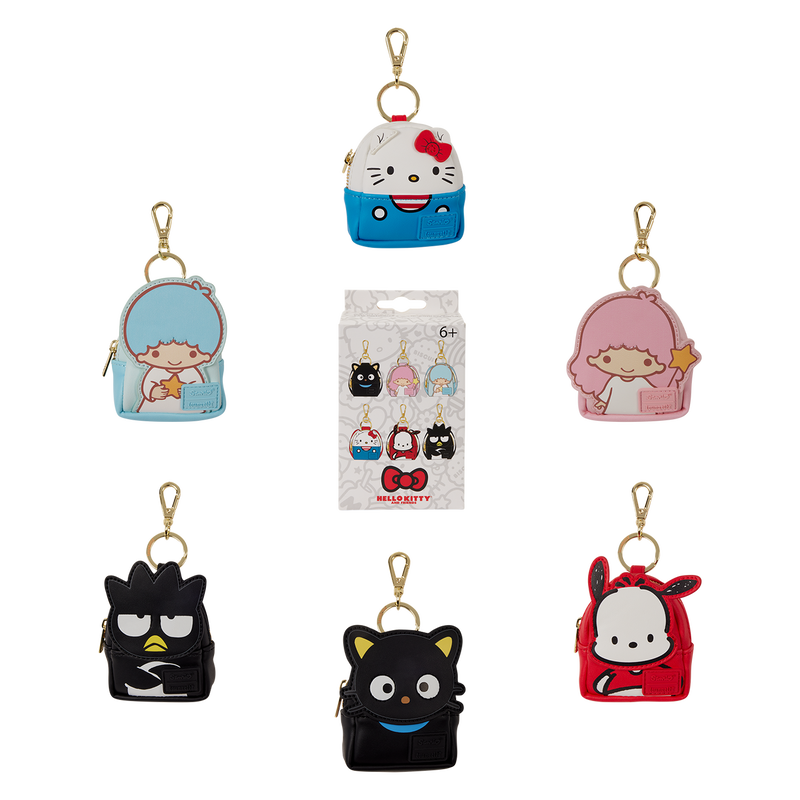 
Loungefly Sanrio mini backpack charm assortment – one random charm supplied
