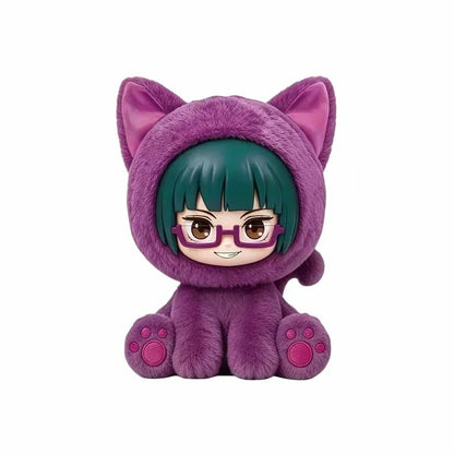 EAKI Jujutsu Kaisen Sitting Cat Party Plush Pendant Blind Box – Single Box The Wonders Mart Trading™