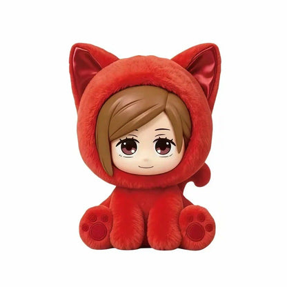 EAKI Jujutsu Kaisen Sitting Cat Party Plush Pendant Blind Box – Single Box The Wonders Mart Trading™