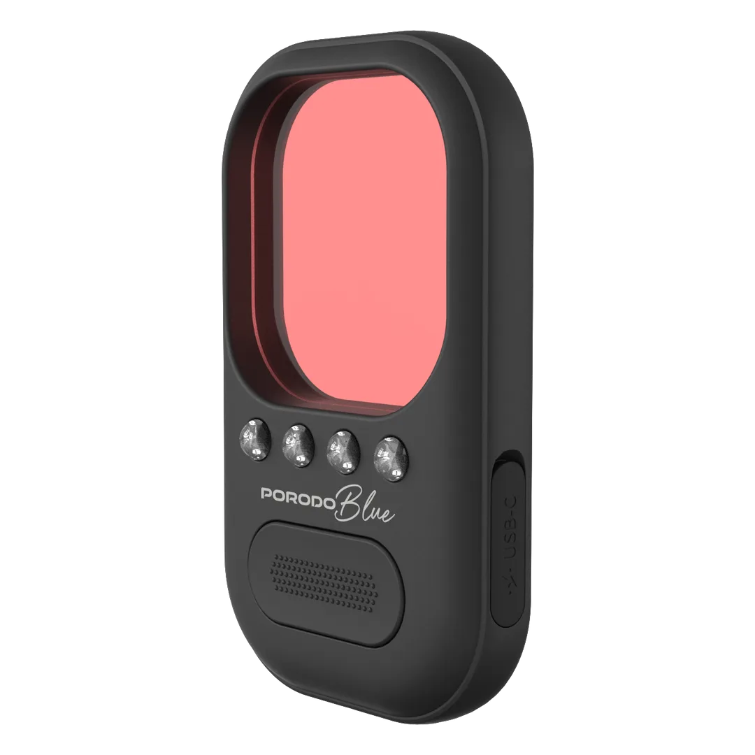 
Porodo Blue Rubin Infrared Hidden Camera Detector – Black – official product image 1