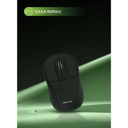 Green Lion G200 Wireless Mouse – 2.4GHz Adjustable DPI Mouse (Black) The Wonders Mart Trading™