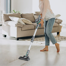 Green Lion Lite Cordless Vacuum Cleaner – 150W Stick Vacuum with Foldable Tube & LED Brush (Grey) The Wonders Mart Trading™