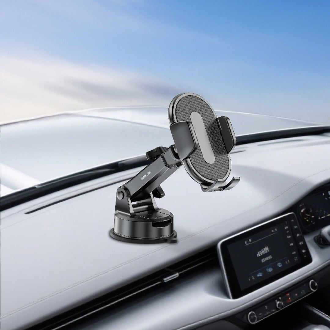 Green Lion Strong Hold X Car Phone Holder – 360° Adjustable Suction Mount (Black) The Wonders Mart Trading™