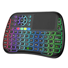 Porodo Mini Wireless Keyboard Touch Combo – 2.4GHz + Bluetooth | Built-In Mousepad, RGB, English/Arabic Layout, Universal Compatibility The Wonders Mart Trading™