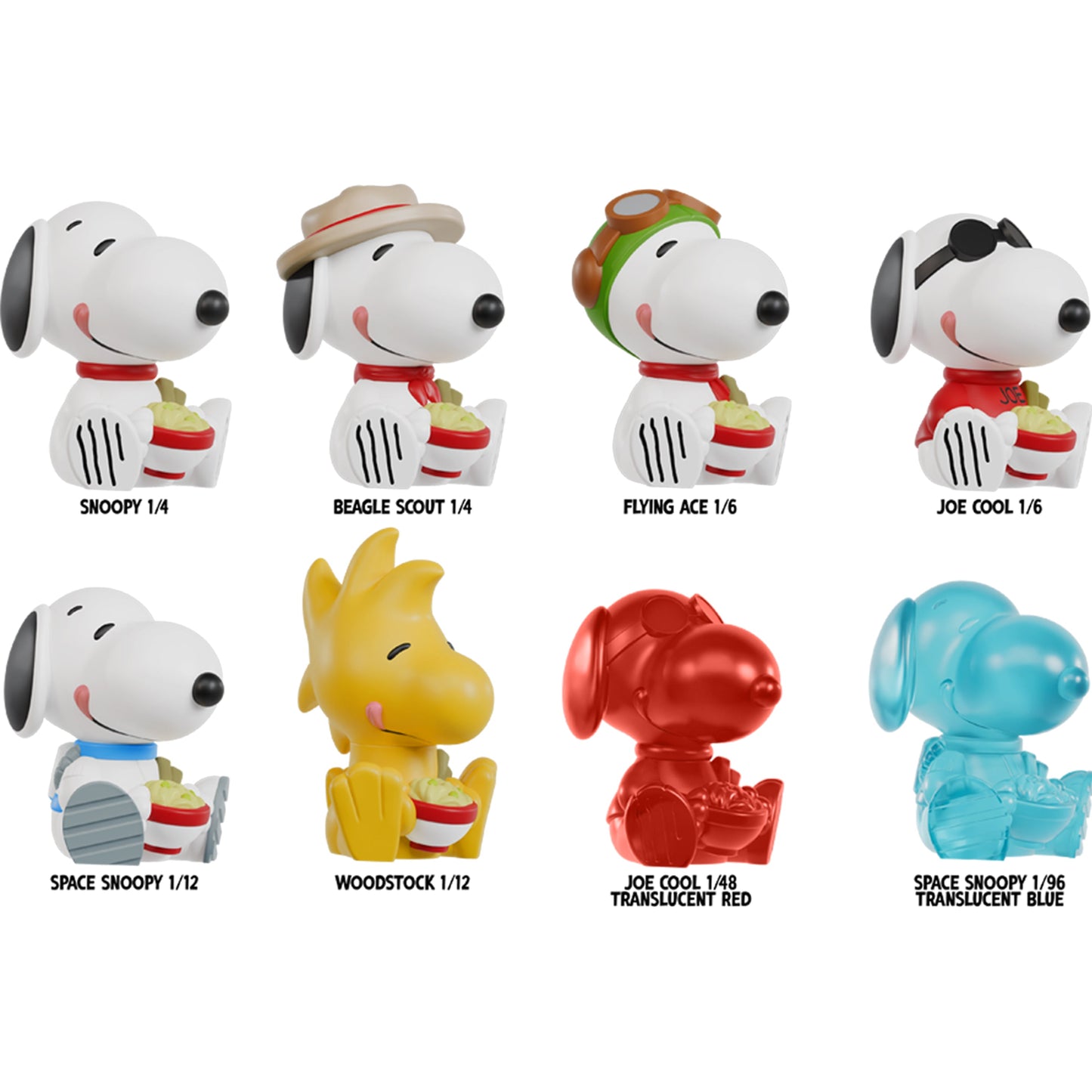 
Rokimoto Peanuts Snoopy and Woodstock figure assortment – one random figure supplied