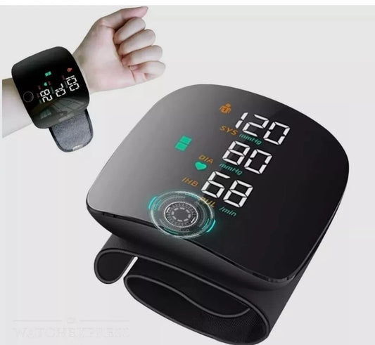 Wrist Blood Pressure Monitor with LCD Display and Voice System