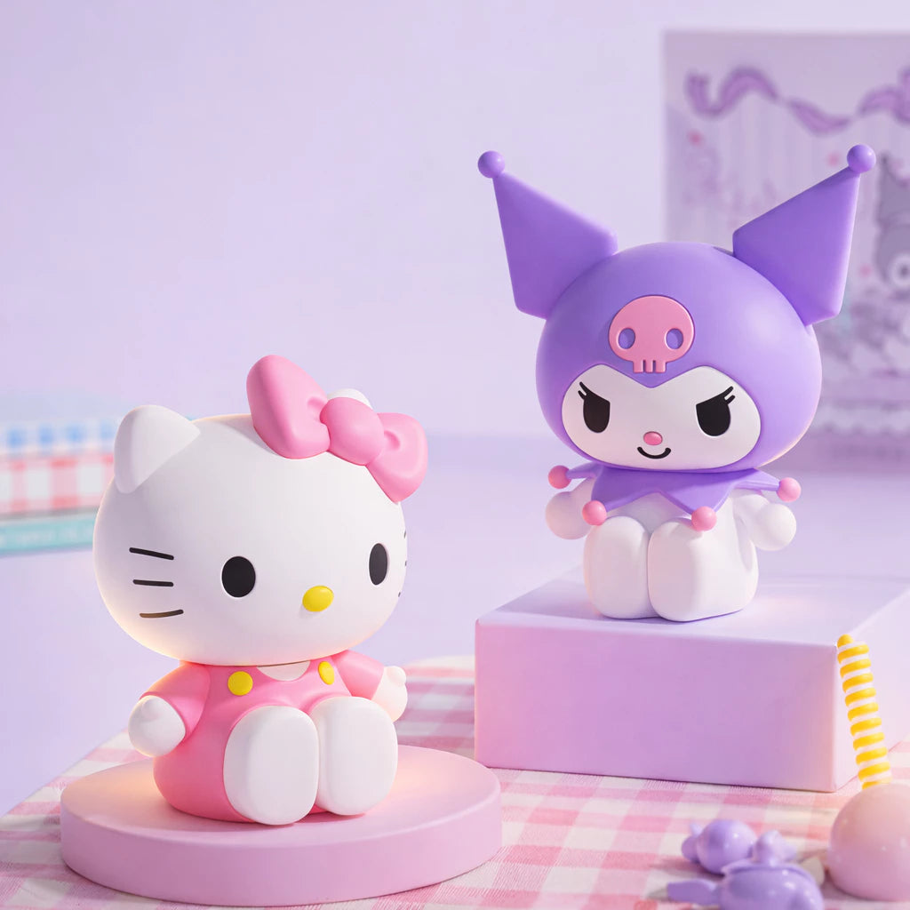 Kuromi & Hello Kitty LED Night Light – USB Rechargeable 3-Level Sanrio Character Lamp The Wonders Mart Trading™