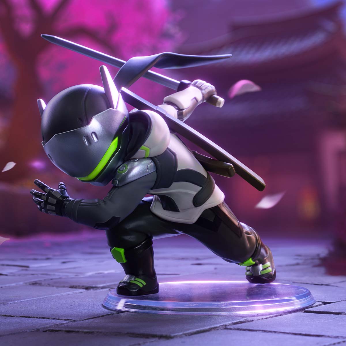 
Genji figure from POP MART Overwatch Play of the Game Series