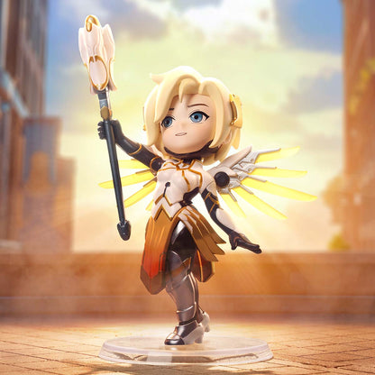
Mercy figure from POP MART Overwatch Play of the Game Series