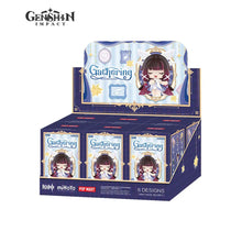 POP MART Genshin Impact Gathering Chibi Series Figures — six-box display packaging