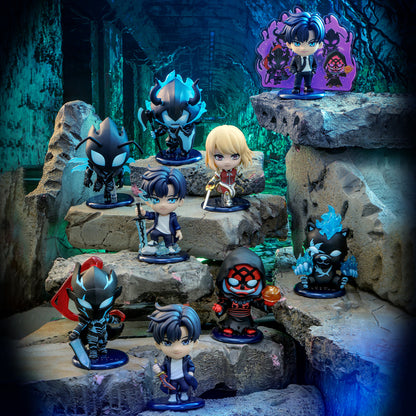 
Hot Toys Solo Leveling Cosbi Collection — complete series lineup including mystery version; lineup reference only, one random retail unit per purchase.