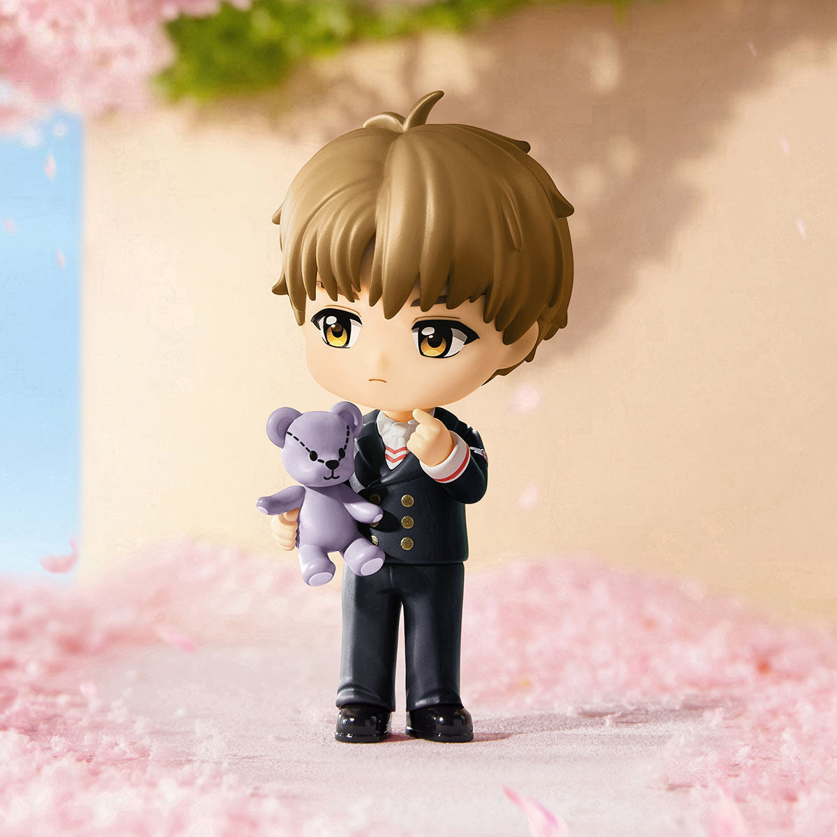 
POP MART Cardcaptor Sakura Clear Card – syaoran school uniform example figure